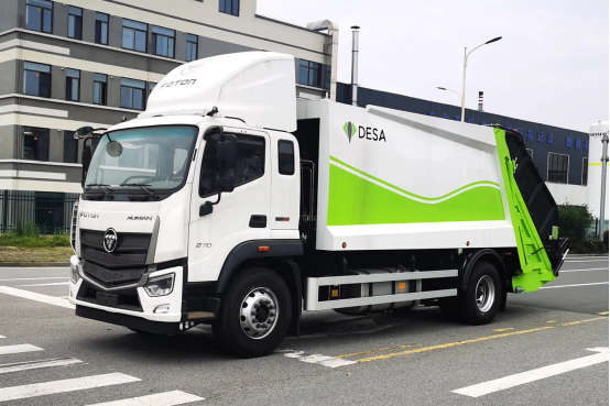 desa sanitation garbage truck electric waste solution